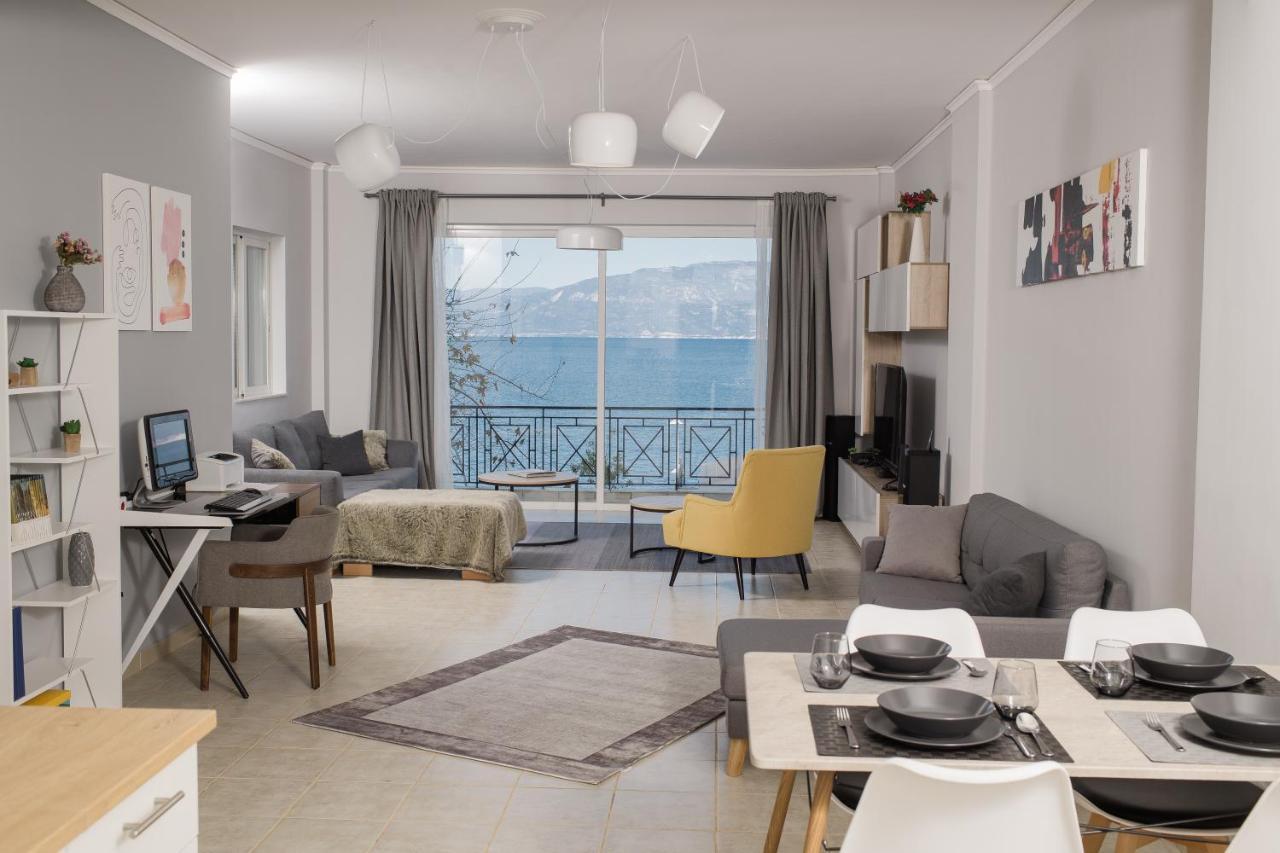 Nelion 01 - A Dream Apartment With Amazing View Aigio Esterno foto